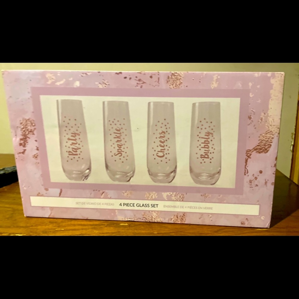 Glass set of 4